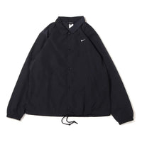 Men's Nike Solid Color Buckle Lapel Jacket Autumn Black DQ5006-010