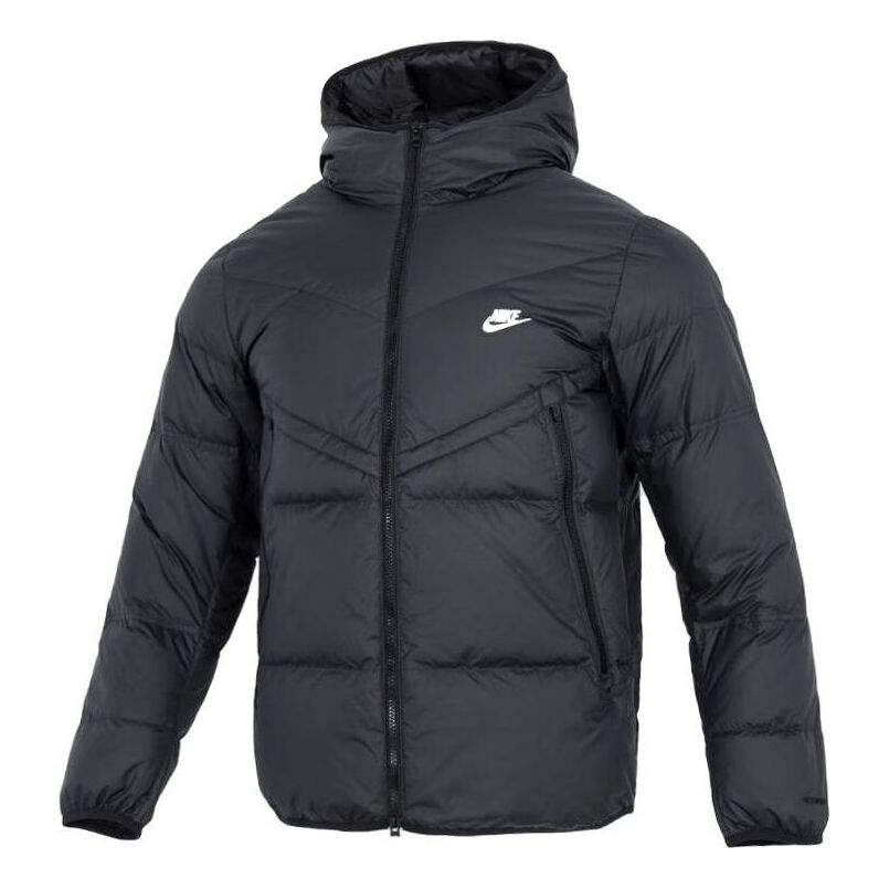 Nike Hooded Puffer Jacket Asia Sizing 'Black' DV1132-010