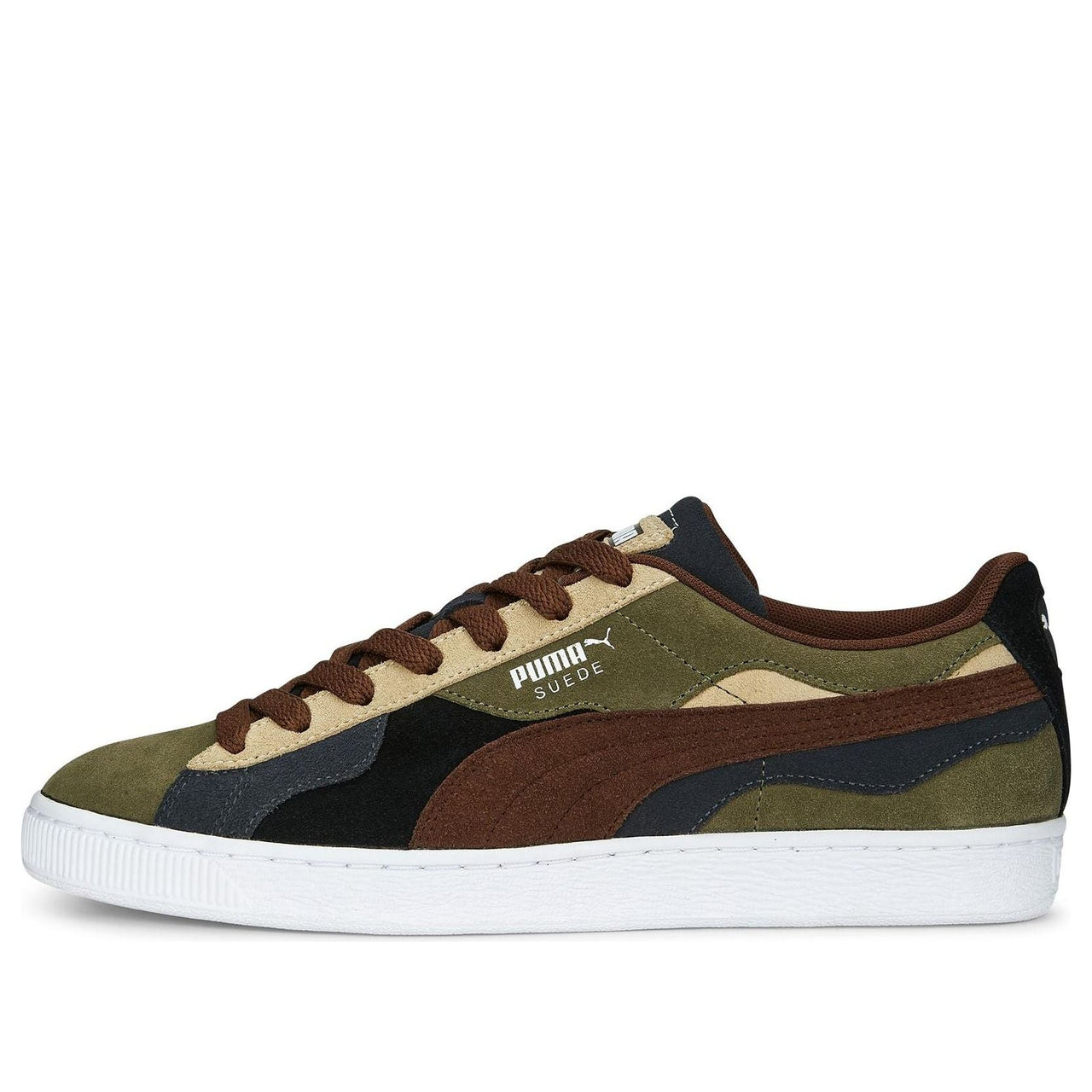 PUMA Suede 'Camowave - Olive Chestnut Brown' 389277-01
