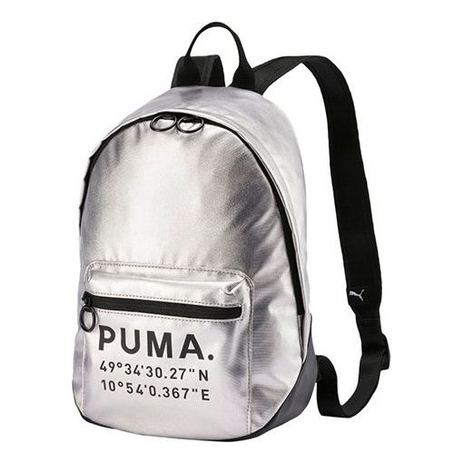 (WMNS) PUMA Prime Time Archive Backpack 'Sliver Black' 076595-02