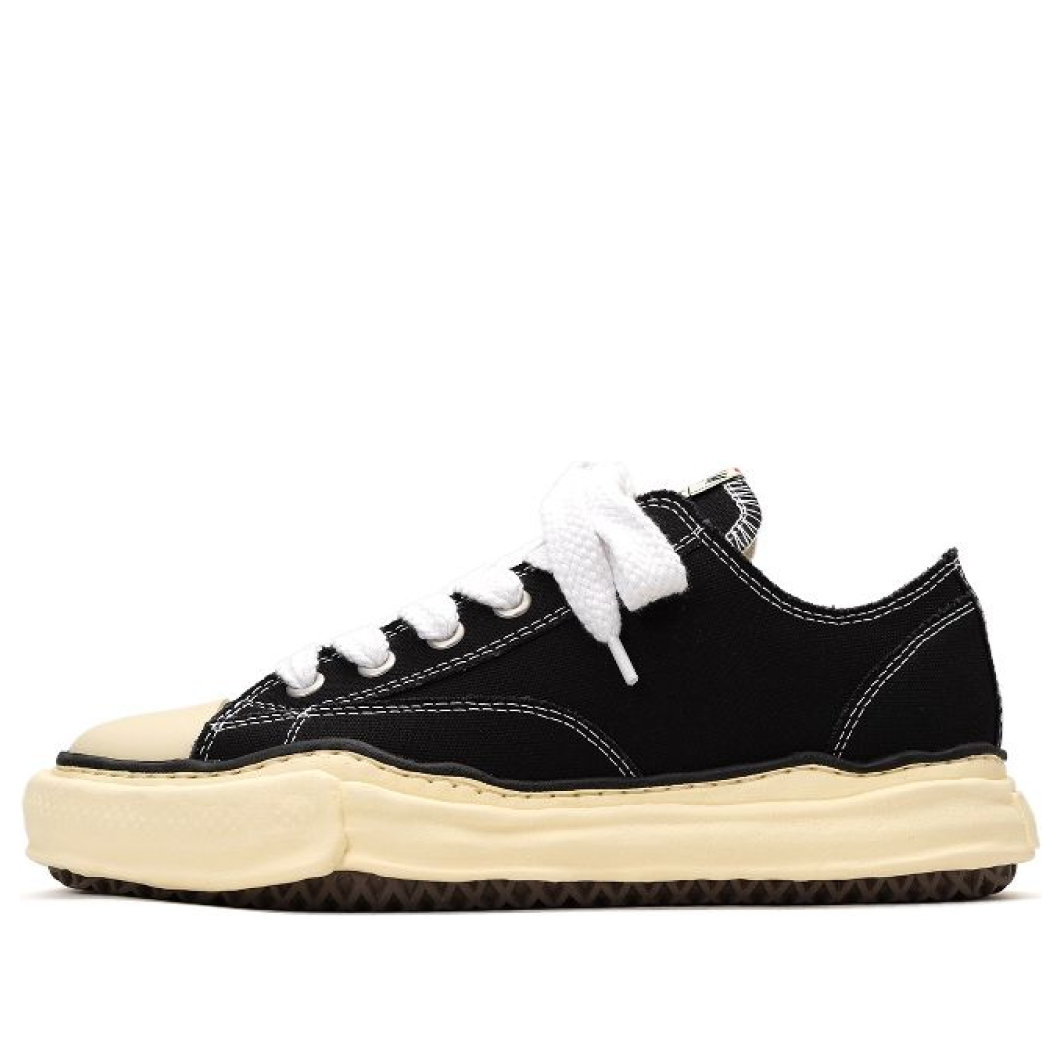 Maison MIHARA YASUHIRO PETERSON VL OG Sole Canvas Low-top Sneaker 'Black' A09FW733-BLK