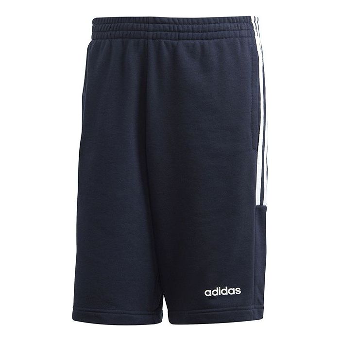 adidas Solid Color Sports Running Casual Shorts Blue EI6213
