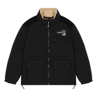 New Balance Winter Down Jacket 'Black Beige' AMJ24353-BK