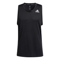 adidas Hrdy 3s Tnk Casual Sports Breathable Vest Black GP7661