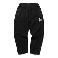 adidas originals Bodega Logo Sports Long Pants Black FQ4682