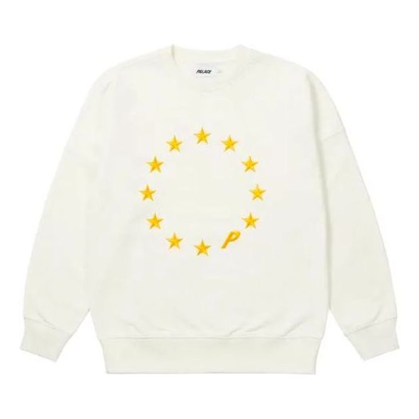 Palace Eu-don FW21 Crew Sweater 'Beige' P21CS053