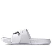 (WMNS) Under Armour Ansa Studio Slide 'White Halo Grey' 3025045-101