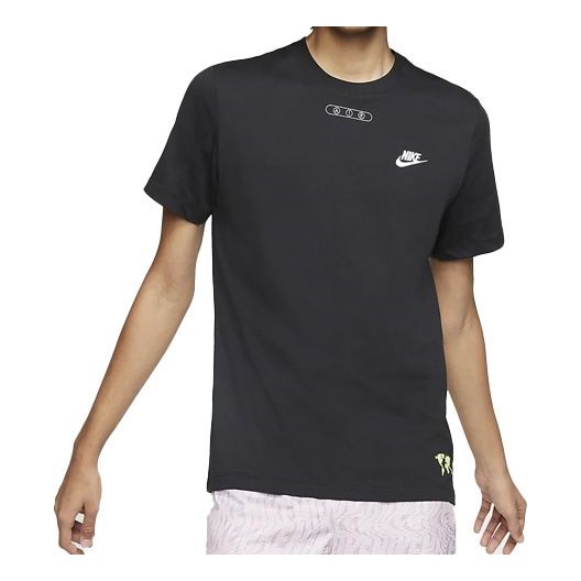 Nike Sportswear Printing Short Sleeve 'Beaverton Black' CT6541-010