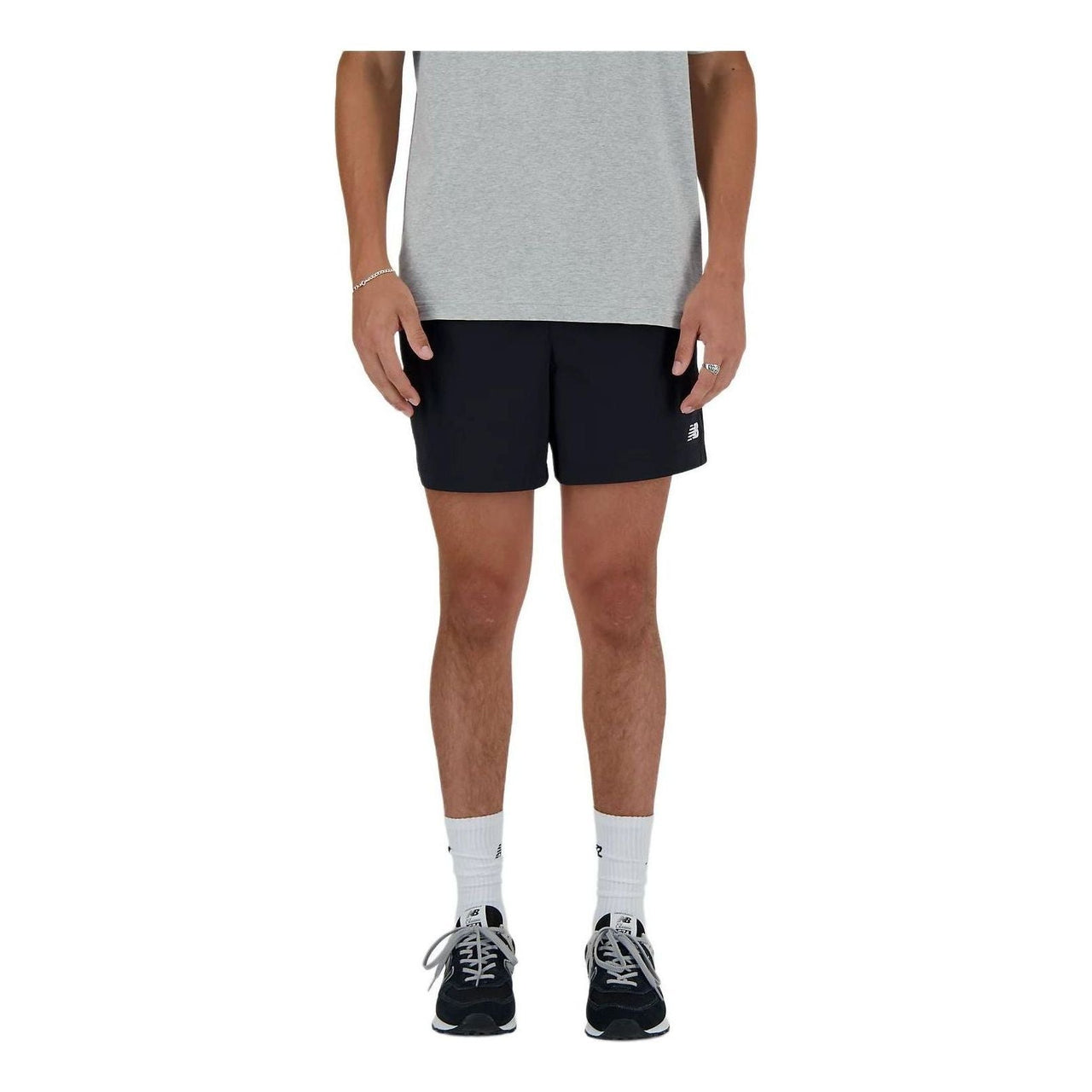 New Balance Athletics Stretch Woven Short 5" 'Black' MS41517-BK
