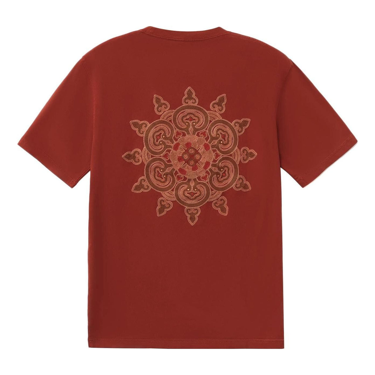 Li-Ning Garment Washed T-Shirt 'Red' AHSR923-1