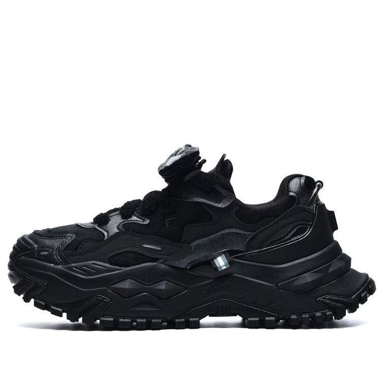 (WMNS) FILA FUSION Bianco Sneakers 'Black Grey' T12W241301FBM