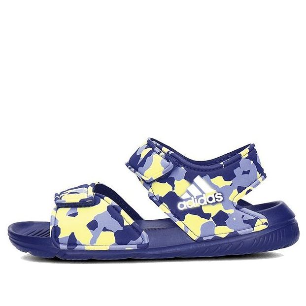 (PS) adidas Altaswim Cozy Wear-Resistant Blue Sandals 'Blue Yellow' DA9663