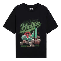 Li-Ning BadFive Plants Graphic T-shirt 'Black' AHSS731-2