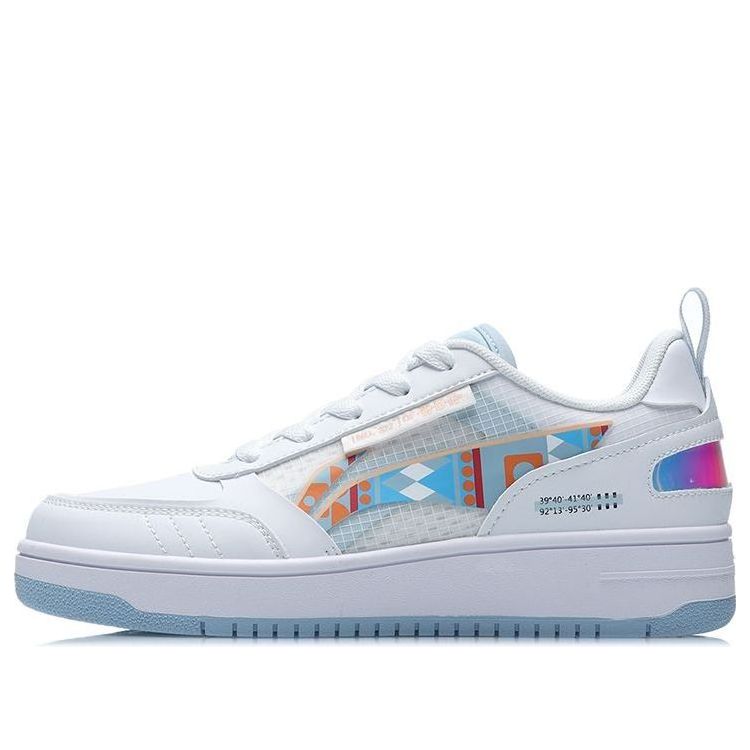(WMNS) Li-Ning No.258 Classic Leisure Low 'White Blue' AGCR202-3