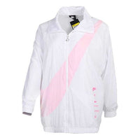 (WMNS) Nike Big Swoosh Jacket 'White Pink' DA0981-100
