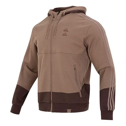 adidas St Gz Must Haves Knit Jackets 'Brown' IA6966