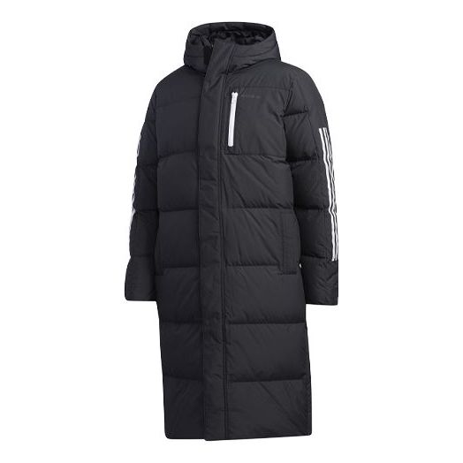 adidas neo Sports hooded down Jacket Black GJ8844