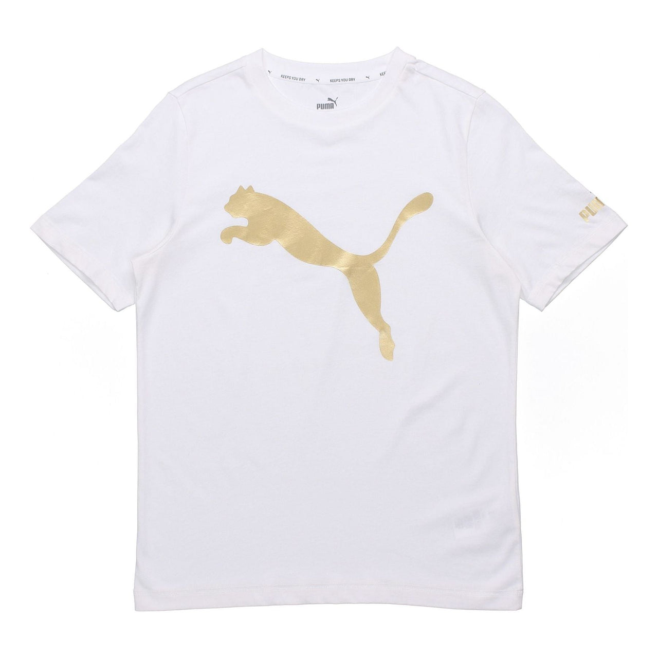 PUMA Logo Foil Tee 'White' 533191-02
