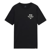 New Balance Round Neck Sports Tee 'Black White' MT31909-BK