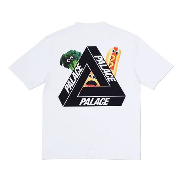 PALACE Short Sleeve Unisex White T-Shirt P12TS018