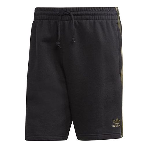 adidas originals Camo short Leisure Sports Shorts Men's Black FM3364