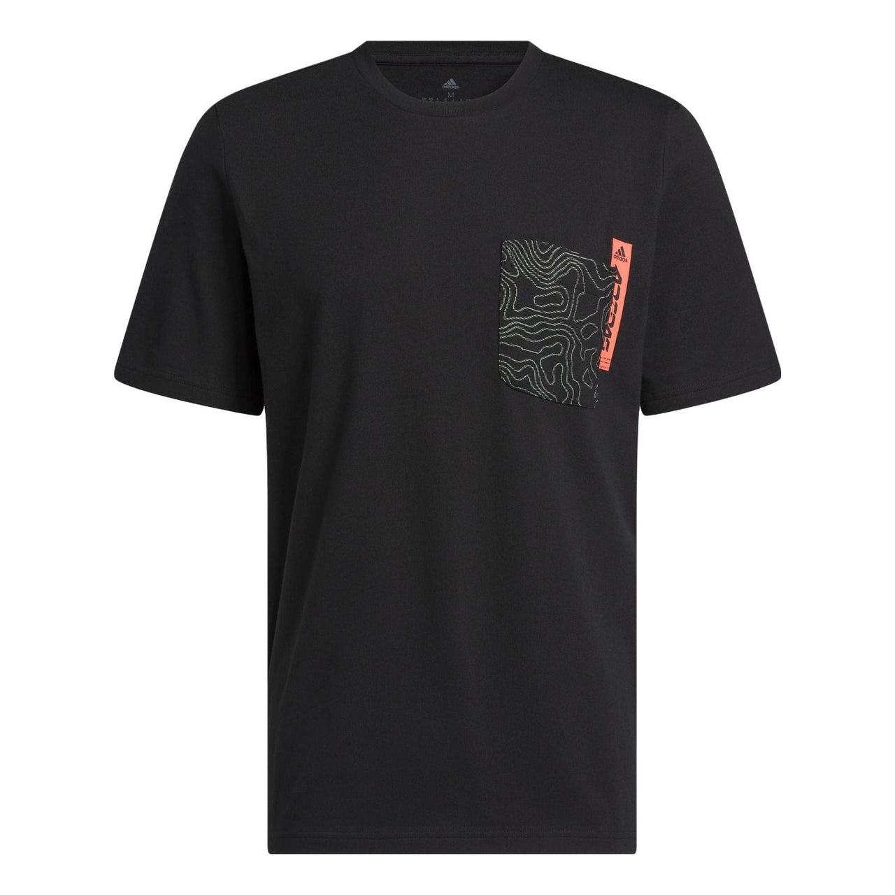 adidas City Escape Graphic Pocket Tee 'Black' HR3003