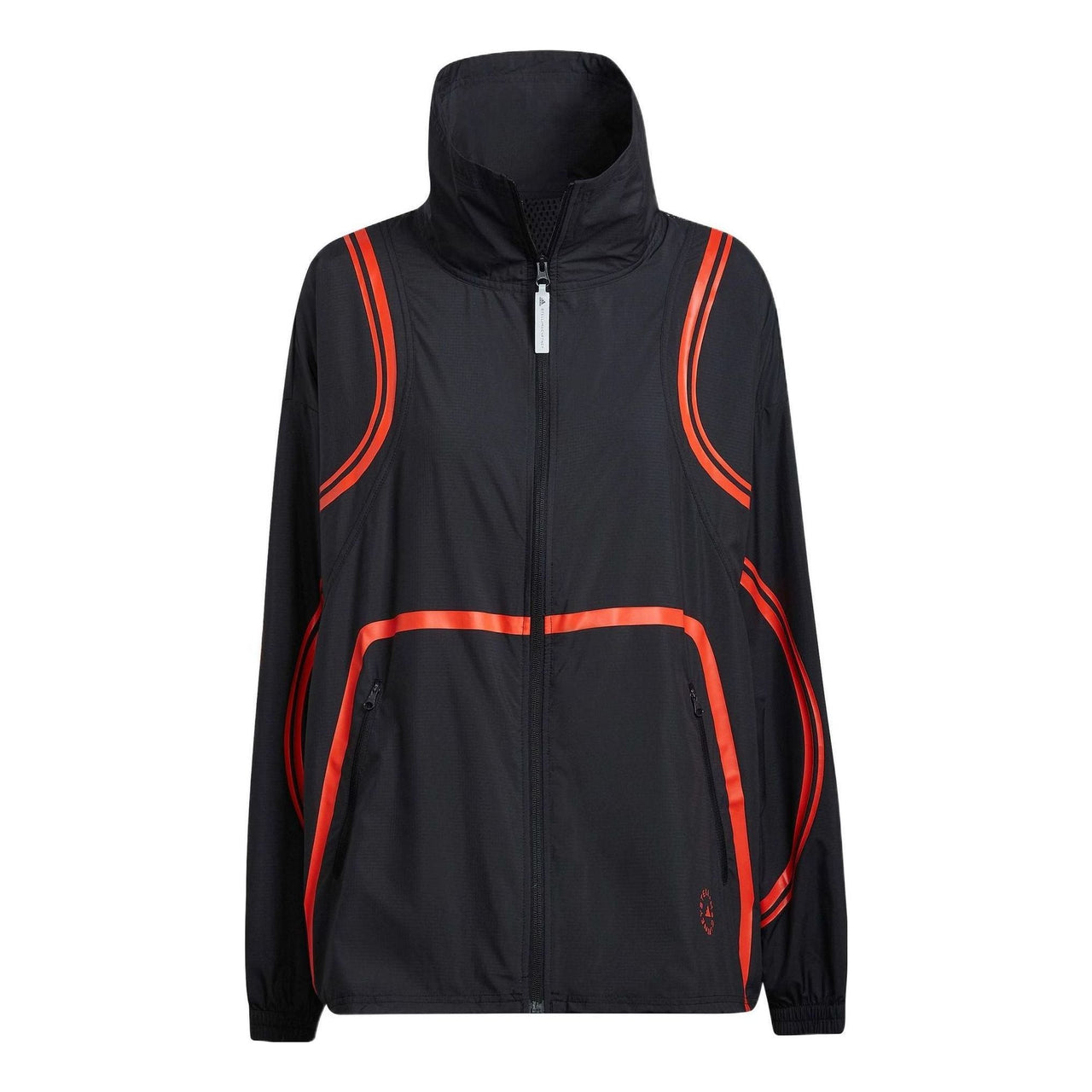 (WMNS) adidas by Stella McCartney TruePace Woven Jacket 'Black Red' HD9120