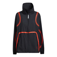 (WMNS) adidas by Stella McCartney TruePace Woven Jacket 'Black Red' HD9120