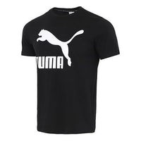 PUMA Classics Logo T-Shirt 'Black White' 532279-01