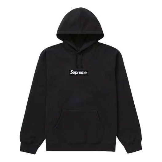 Supreme West Hollywood Box Logo Hooded Sweatshirt 'Black White' SUP-SS23-051