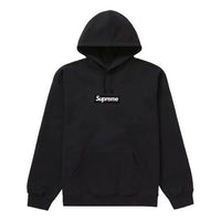 Supreme West Hollywood Box Logo Hooded Sweatshirt 'Black White' SUP-SS23-051