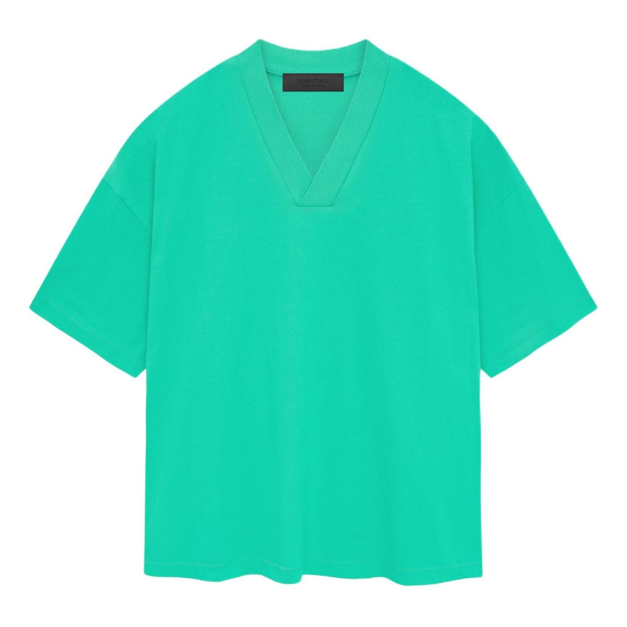 Fear of God Essentials SS24 V Neck T-Shirt 'Mint Leaf' 125SP244212F