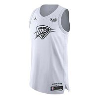 Air Jordan NBA AU Player Edition 2018 Westbrook Basketball Vest White 928868-103