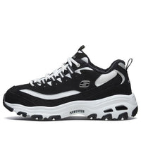 (WMNS) Skechers D'Lites 1.0 White/Black 66666125-BKW