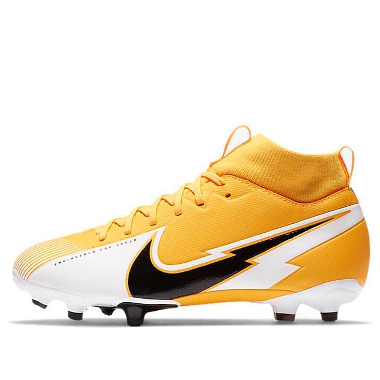 (GS) Nike Jr Mercurial Superfly 7 Academy MG 'Yellow Black White' AT8120-801