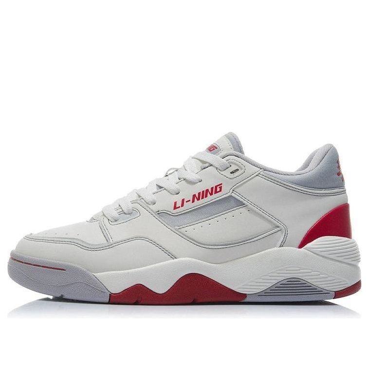 (WMNS) Li-Ning Retro 80s 'White Red' AGBR086-3