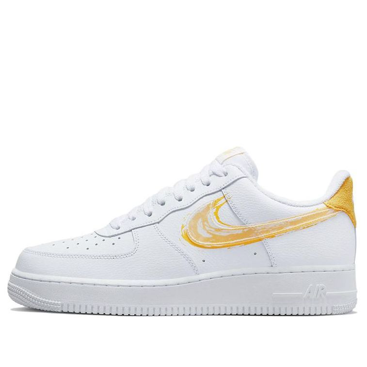 Nike Air Force 1 '07 'Brushstroke - White Solar Flare' DX2646-100