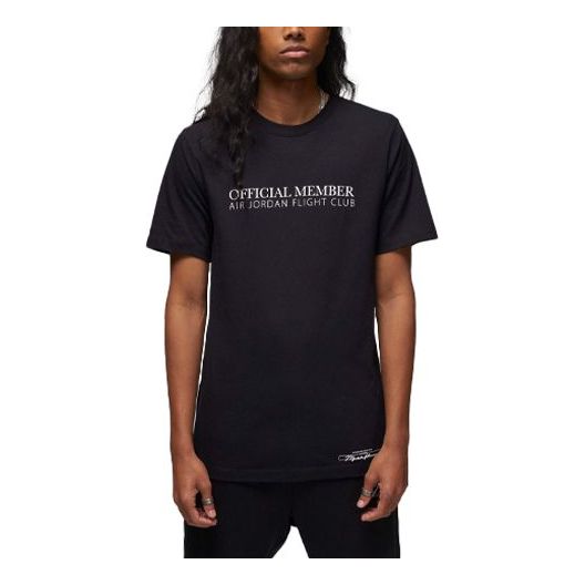 Air Jordan Flight Mvp Logo T-Shirt 'Black' DX9564-010