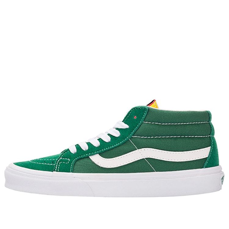 Vans SK8-Mid Suede Street Style Sneakers 'Green White' VN0A391FTOY