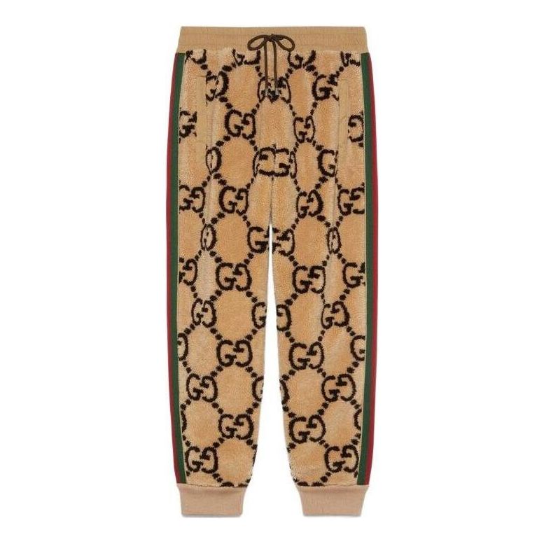 Gucci GG Jacquard Jogging Pant 'Beige Ebony' 715233-XJETP-2066