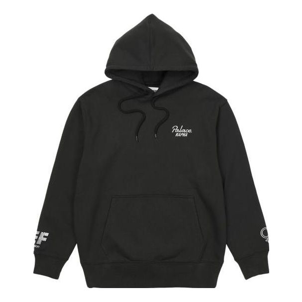 Palace X Rapha Logo Hoodie 'Black' PAL-SS22-160