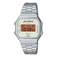 (WMNS) CASIO X Caf Kitsun Digital 'Silver' A168WECK-7A