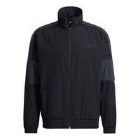 adidas M Si Wov Jkt Logo Alphabet Stand Collar Jacket Black GT6358