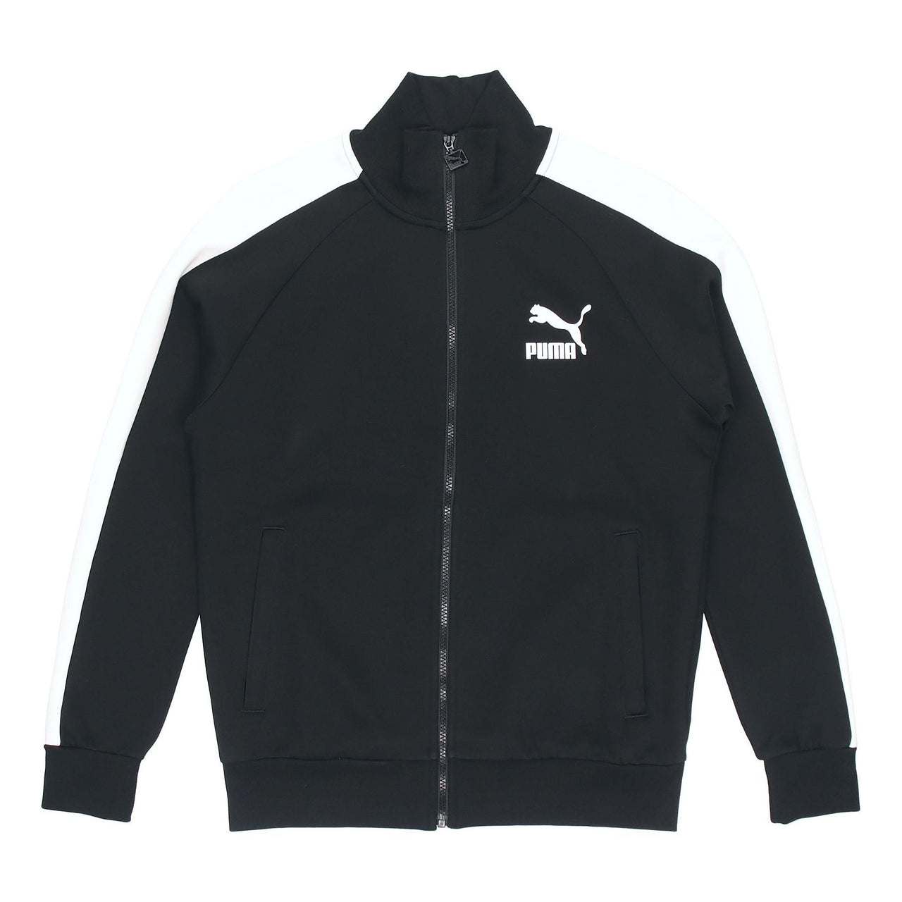 PUMA Sports Leisure Knitted Stand-up Collar Jacket Men's Black 531377-01