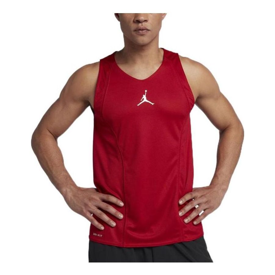 Air Jordan Rise Dri-Fit Tank Top 'Red' 887443-687