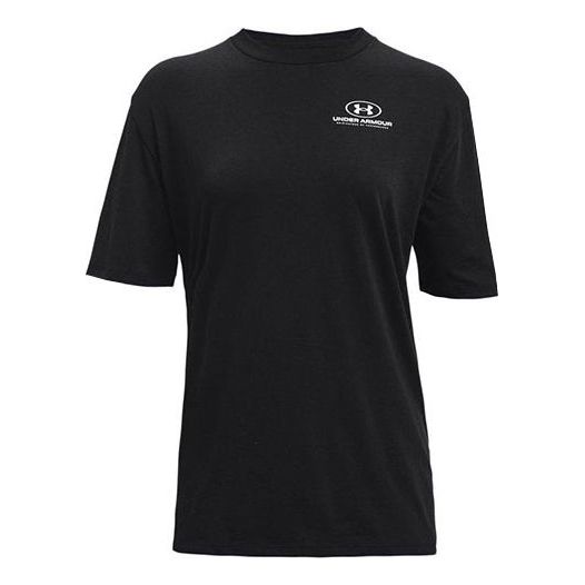 (WMNS) Under Armour Graphic Oversized Black 1363206-001