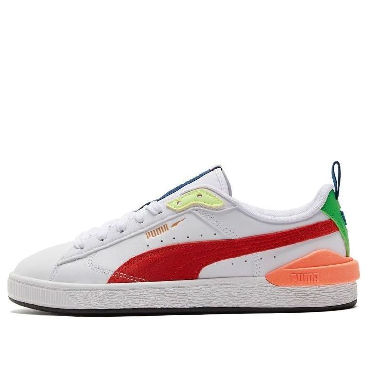 PUMA Suede Bloc 'White Cherry Tomato' 380705-07