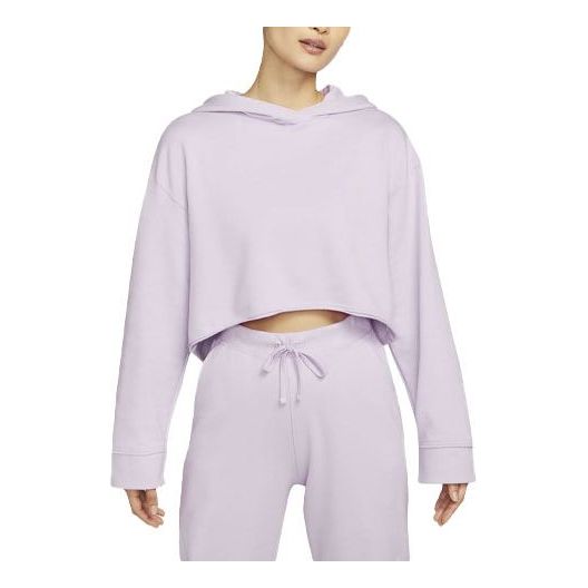 (WMNS) Nike Yoga Luxe Hoodie Pink/Purple DM6982-530