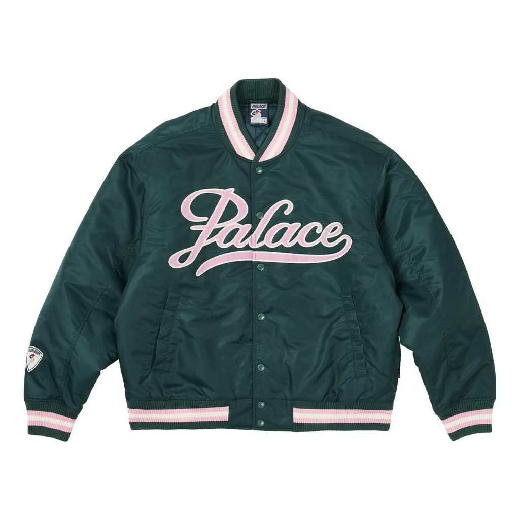 Palace FW23 Satin The Arena Jacket 'Green' P25JK030
