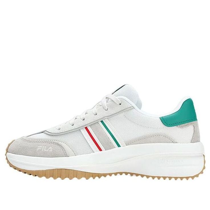 (WMNS) FILA Athletics Shoes 'White Grey Green' F12W322103FWM